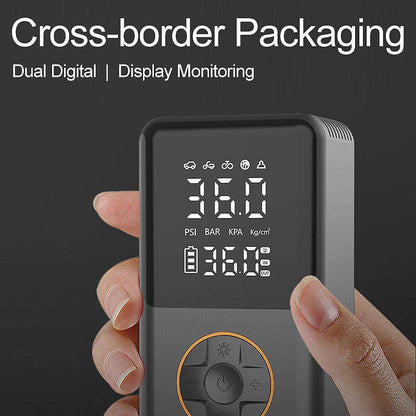 portable car inflation pump, intelligent wireless tire inflation pump