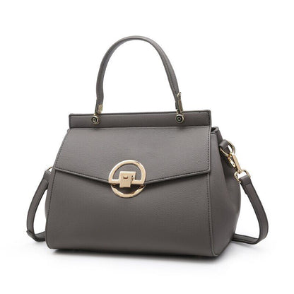 Autumn Winter Leather Lady Handbag Leisure Business Slant Leather Bag Shoulder