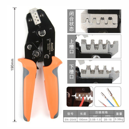 IWISS Crimping Tool Set SN-2549 FSA-0626 Pliers SN-48B SN-11011 Crimping Jaw