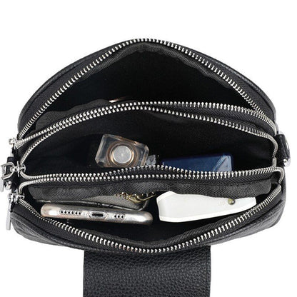 Crossbody Handbags Genuine Leather Shell Vintage Shoulder Sling Purse 20*16*8 CM
