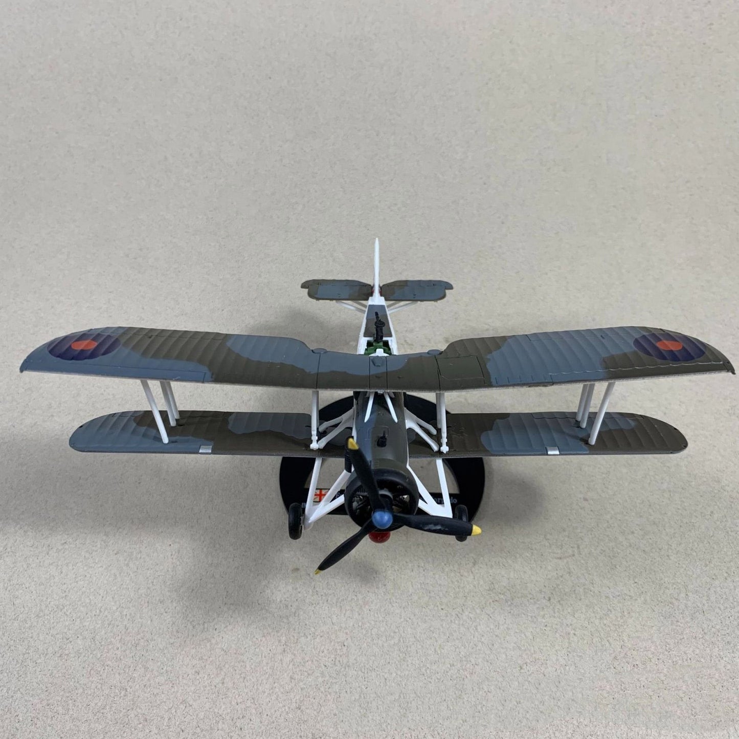 1/72 WWII British Navy Fairey Swordfish Aircraft Model Airplane High Restoration