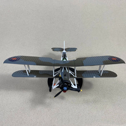 1/72 WWII British Navy Fairey Swordfish Aircraft Model Airplane High Restoration