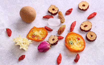 15 Pcs Natural Babao Tea Includes Longan Rose Jujube Herbal Tea Beauty Skin 180g