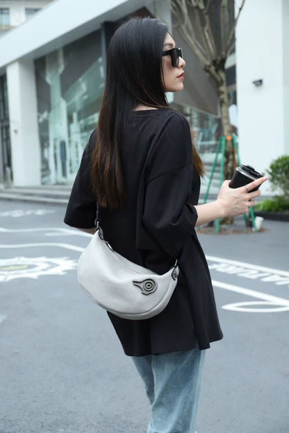 Soft Leather Bag Small Crossbody Handbags Vintage Shoulder Purse 29*16.5*6.5 CM