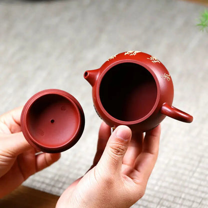 Yixing Purple Clay Teapot Raw Ore Crane Teaware Oolong Tea Set pot Filter Kettle