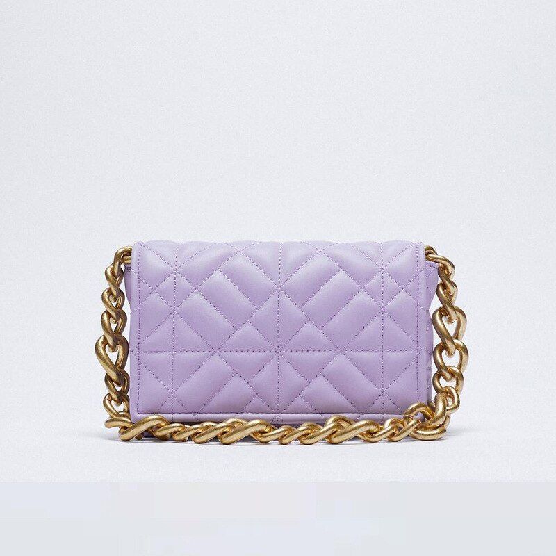 Soft Leather Chain Shoulder Bag Purse Handbag Clutch Tote High Quality S/L Sizes