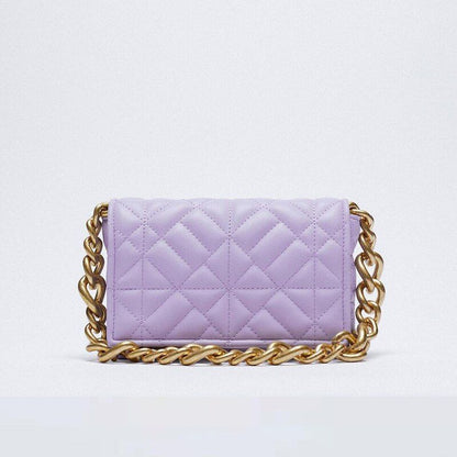 Soft Leather Chain Shoulder Bag Purse Handbag Clutch Tote High Quality S/L Sizes