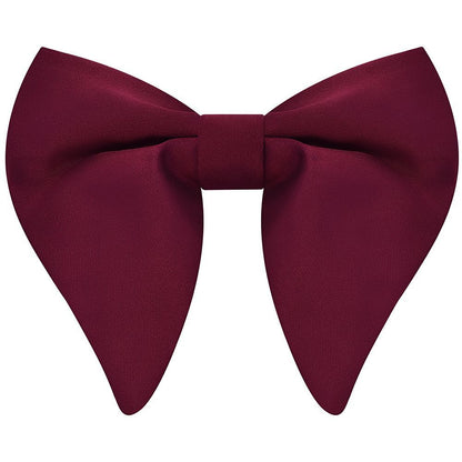 Men Bow Tie Silk Polyester Classic For Party Wedding Big Bowknot Casual Neckties