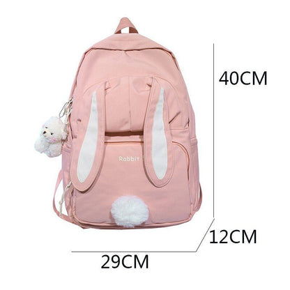 Backpack Large School Bag College Laptop Rucksack Student Pouch Polyester Nylon