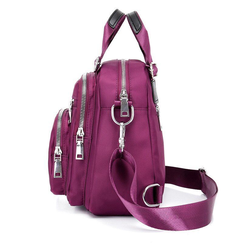 Nylon Waterproof Shoulder Bags Casual Tote Crossbody Purse Messenger Bag Handbag