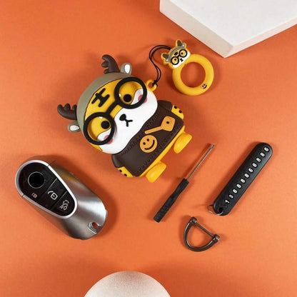 Cartoon Car Key Cover – Cute Silicone Key Protector