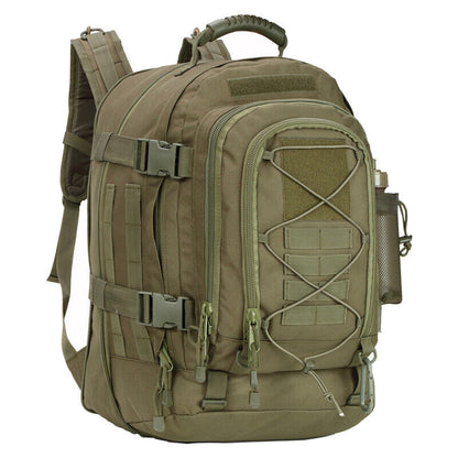 Großer militärischer taktischer Rucksack Outdoor erweiterbar Reise Wandertasche-
