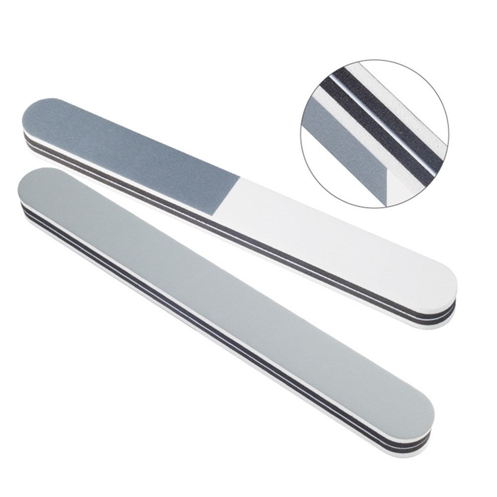 5*Sponge Nail Buffer Files Kit Block Grinding Polishing/Treatments Bar Military