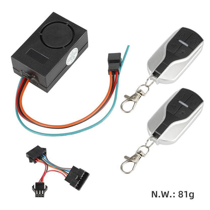Electric Scooter Device Alarm One-Button Starter Vehicle Remote Controller Black