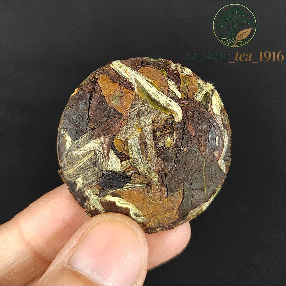 500g Yunnan Large Leaf White Tea Small Tea Cake Mellow Aroma White Tea Cake