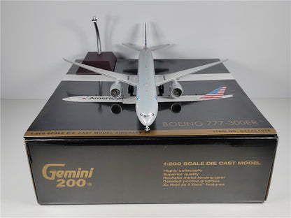 1:200 Geminijets American BOEING B777-300ER Airplane Diecast Aircraft Model