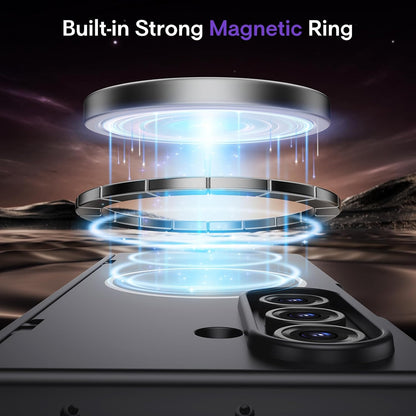 for Z Fold 7 Magnetic Case with Belt Clip Holster, Compatible with Magsafe & Hin