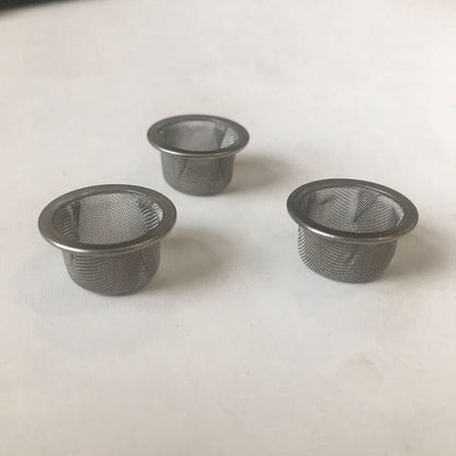 10Pcs/Lot Crystal Smoking Tubes Pipe Hookah Bong Screens Metal Mesh Bowl Filters