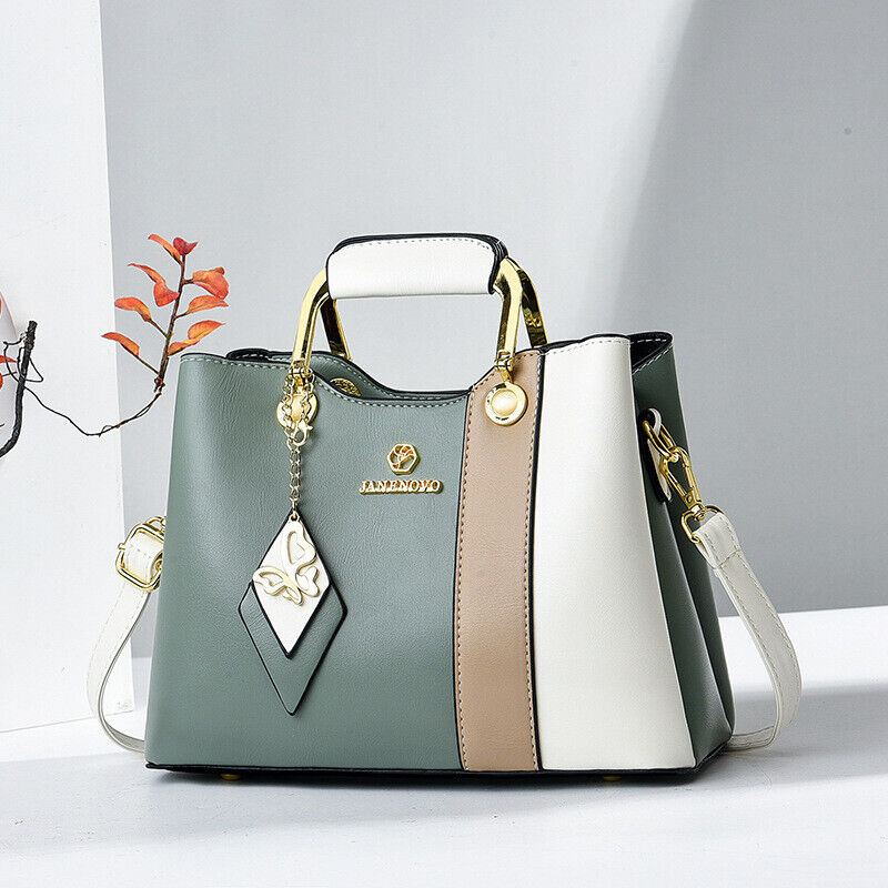 Women Lady Crossbody PU Leather Messenger Bag Shoulder Handbag Purse Tote Bag
