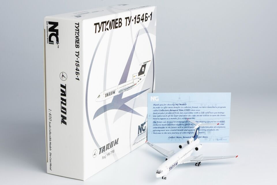 1:400 NG Model TAROM Tupolev TU-154B Passenger Airplane Diecast Aircraft Model
