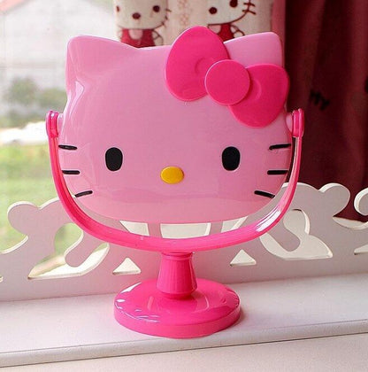 New Cute My Melody Desk Table Bow Women Make-up Mirror Cosmetic Mirror