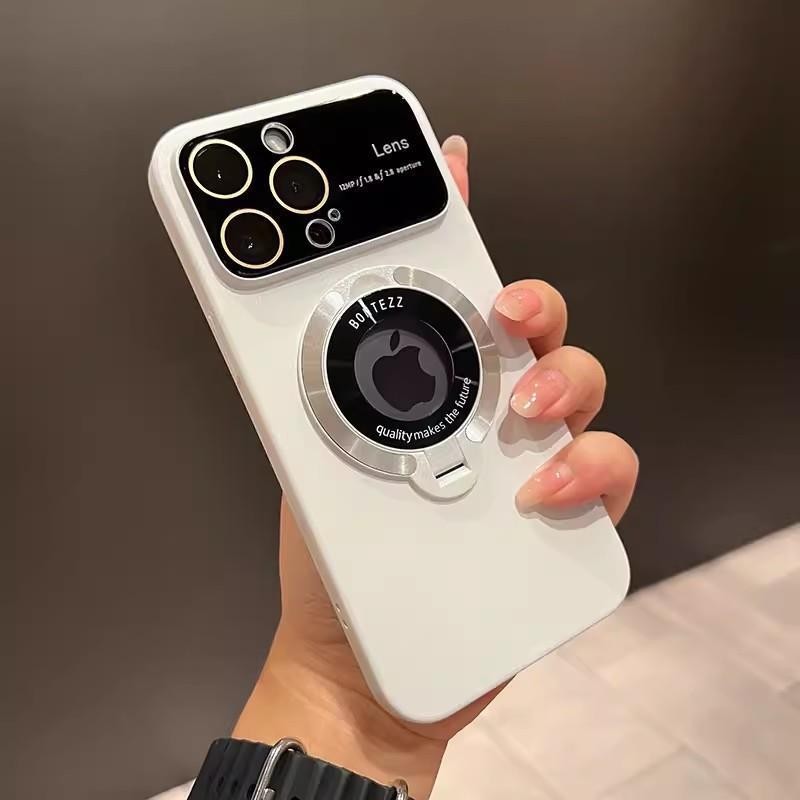 Suitable for iPhone 17.16.15 phone case large window magnetic bracket-usa