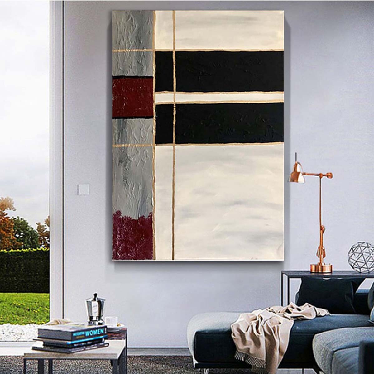 Abstract Wall Art Decor Drawing 100 Handmade Oil Painting Modern Texture Acrylic