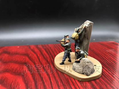 1/72 German Mountain Infantry Finished Product handprinted soilder Model