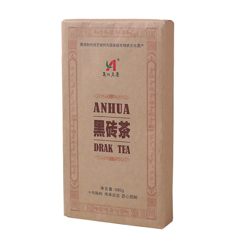 1kg Hunan Anhua black tea black brick tea old original leaf black brick tea