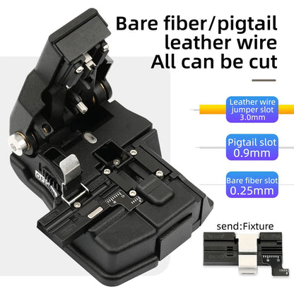 High Precision HS-30 Optical Fiber Cleaver Fiber Optics Cutter Comparable CT-30