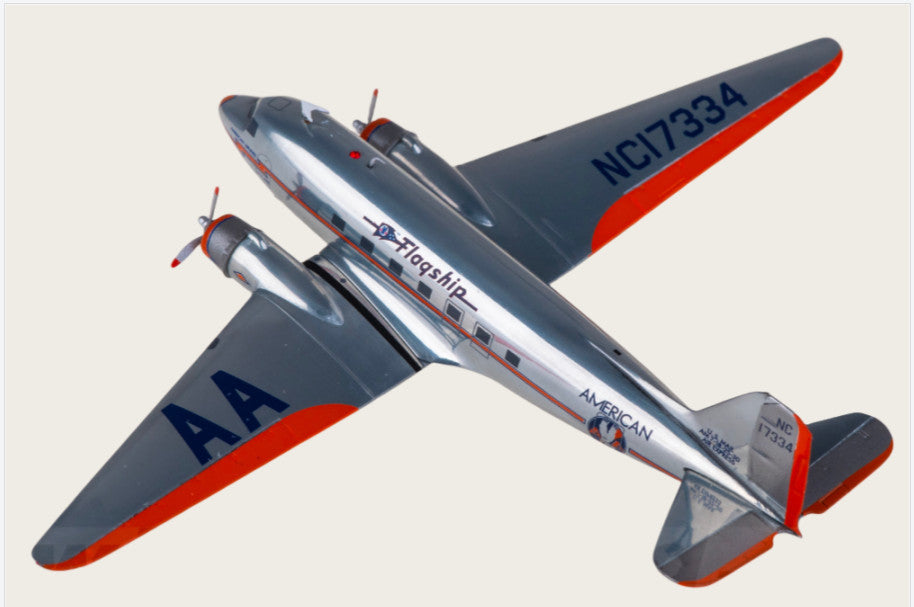1:200 JC Wings American Airlines Plane DC-3 Diecast Aircraft Model