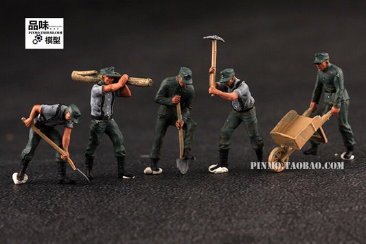 1/72 German Logistics Clearance Soldier 5 Soldier Model