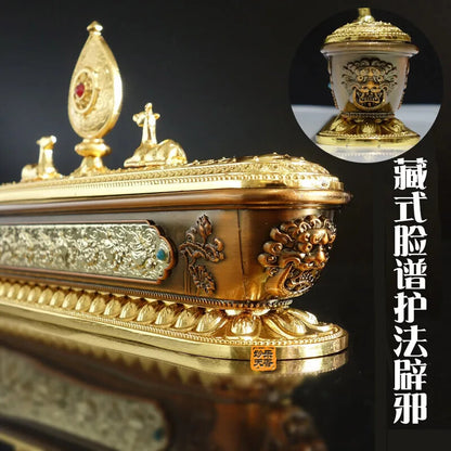 Tibetan Incense Burner Alloy Censer Containing Incense Sticks Holder Diffuser