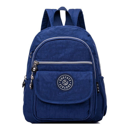 Backpack Fashion Waterproof Nylon School Bag Large Traveling Rucksack 23*10*30CM