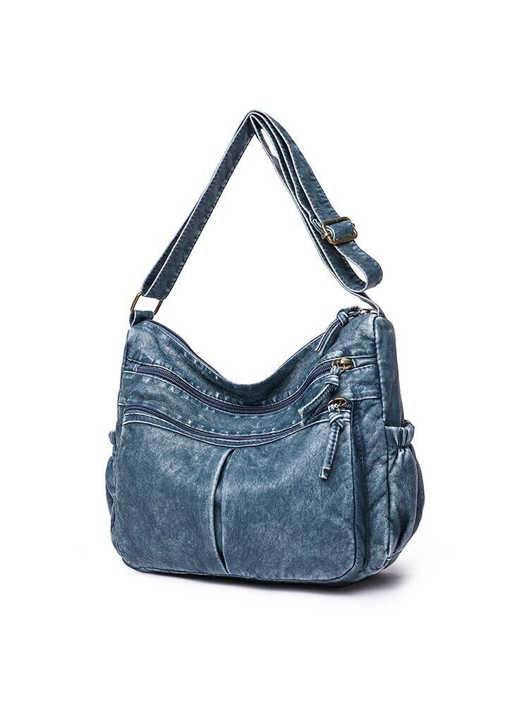 Women Bags Shoulder Bag Leather Handbags Shoulder Crossbody Pack Brown