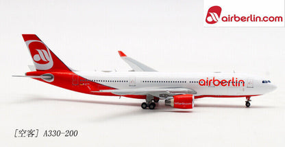 1:400 JC WINGS Airberlin AIRBUS A330-200 Passenger Plane Diecast Aircraft Model