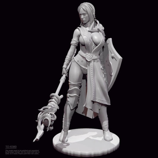 1/24 resin figure model Battle goddess 3D printing unassembled unpainted