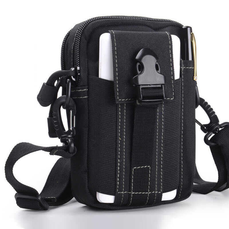 Multi Functional Tactical Molle Waist Bag Waist Fanny Pack with Crossbody Strap