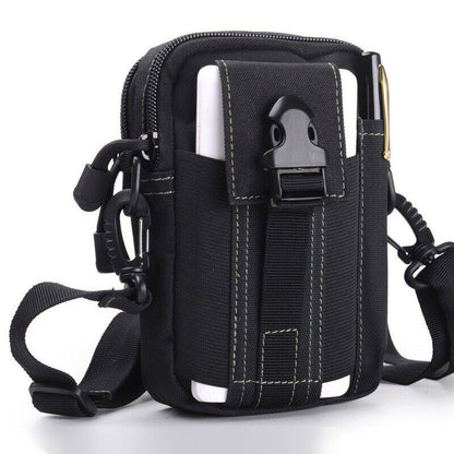 Multi Functional Tactical Molle Waist Bag Waist Fanny Pack with Crossbody Strap