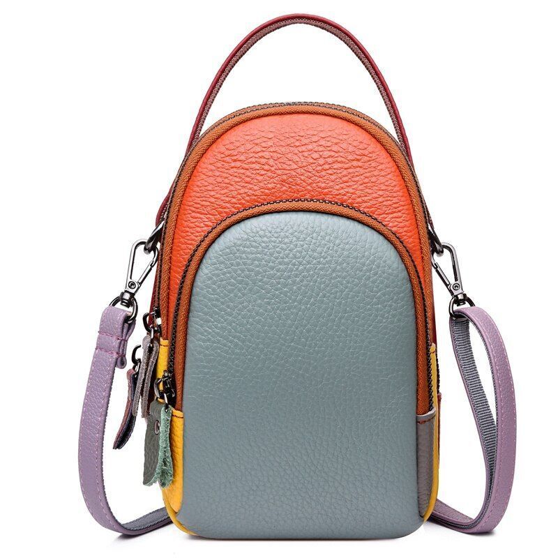 Genuine Leather Handbag Mobile Phone Bags Wallets Shoulder Bag Messenger Purse