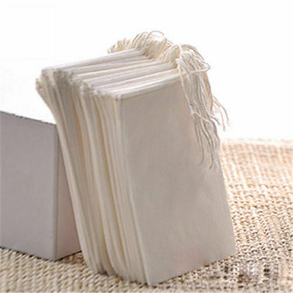 100 PCS 2"x3" Mini Cotton Muslin Drawstring Reusable Bags Bath Soap Herbs Tea