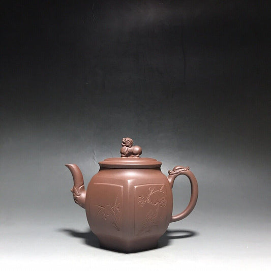 vintage chinese yixing purple clay teapot zisha ceremony teaware collection rare