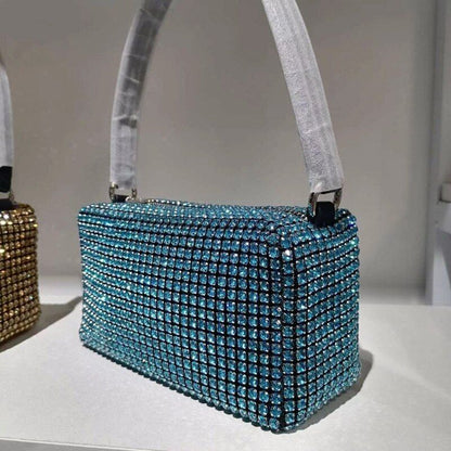 Evening Bag Purse Clutch Wedding Small Handbag Women Rhinestone Shoulder Bag 1PC