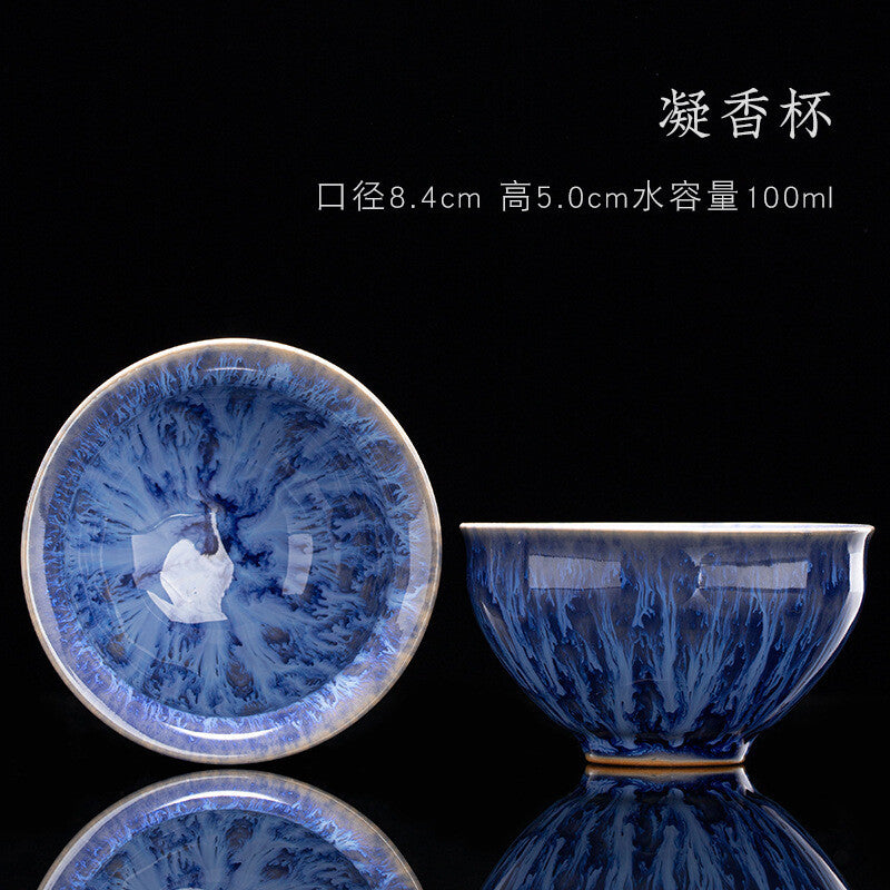 Tea Cup Ceramic Kungfu Teacup Chinese Jianzhan Traditional Ceramic Art Best Gift