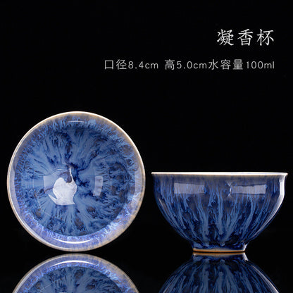 Tea Cup Ceramic Kungfu Teacup Chinese Jianzhan Traditional Ceramic Art Best Gift