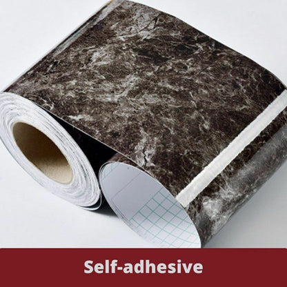 Wall Stickers Black/White Waterproof Waist Line Self Adhesive Border Roll Homes