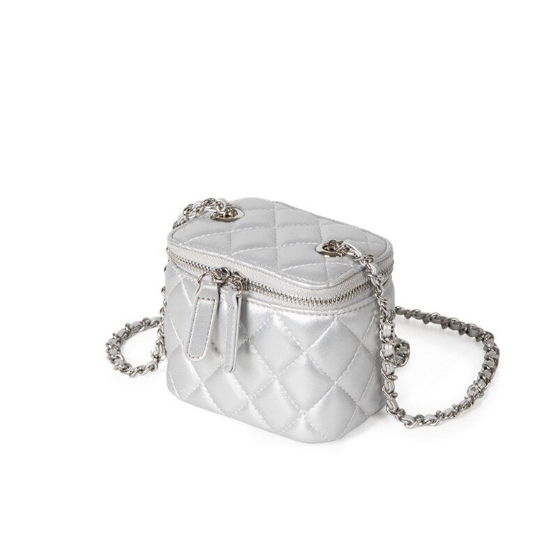 Crossbody Bags Women Lingge Chains Shoulder Bag Box Bag Coins Handbags