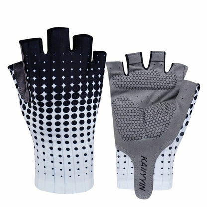 Cycling Gloves Aero Bike Team Half Finger Outdoor Road Sport Men Women Bicycle