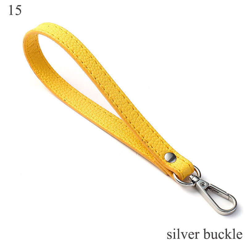 PU Leather Wallet Strap Replaceable Handbag Metal Bag Wrist Strap Key Belt