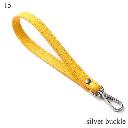 PU Leather Wallet Strap Replaceable Handbag Metal Bag Wrist Strap Key Belt